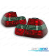 FAROLINS TRASEIROS BMW SEDAN E46 01-05 VERMELHO FUMADO