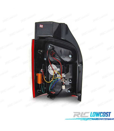 FAROLINS TRASEIROS VOLKSWAGEN VW TRANSPORTER T5 10-15 2P LED FUMADO
