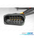 FAROLINS TRASEIROS LED AUDI A6 C6 SEDAN 04-08 FUMADOS 7PIN