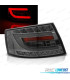 FAROLINS TRASEIROS LED AUDI A6 C6 SEDAN 04-08 FUMADOS 7PIN