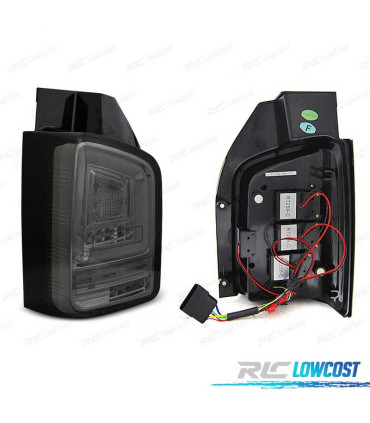 FAROLINS TRASEIROS VOLKSWAGEN VW T6 15-19 TR LED DINÁMICOS FUMADO
