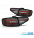 FAROLINS TRASEIROS AUDI A4 B8 12-15 SEDAN LED DINÁMICOS PRETO POR HALÓGENA