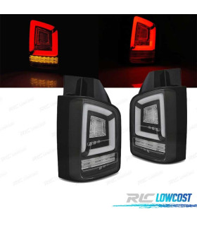 FAROLINS TRASEIROS PARA VOLKSWAGEN VW T6 15-19 TR LED DINÁMICOS PRETO
