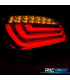 FAROLINS TRASEIROS BMW E60 LCI 07-10 SEDAN LED VERMELHO BRANCO