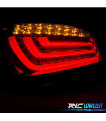 FAROLINS TRASEIROS BMW E60 LCI 07-10 SEDAN LED VERMELHO BRANCO