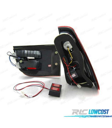 FAROLINS TRASEIROS BMW X5 E53 99-03 LED VERMELHO BRANCO