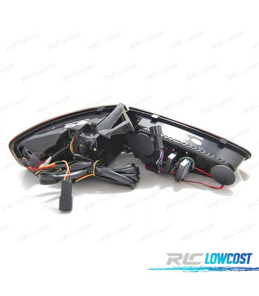 FAROLINS AUDI A4 B8 12-15 SEDAN LED DINÂMICOS VERMELHO BRANCO POR HALOGÊNIO