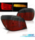 FAROLINS TRASEIROS BMW E60 SEDAN 03-07 LED VERMELHO FUMADO