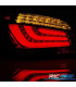 FAROLINS TRASEIROS BMW E60 SEDAN 03-07 LED VERMELHO FUMADO