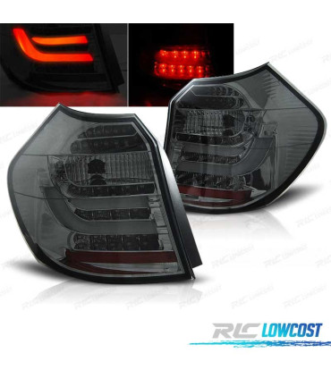 FAROLINS TRASEIROS BMW E81 E87 07-11 LED FUMADO