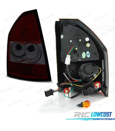 FAROLINS TRASEIROS CHRYSLER 300C 300 09-10 LED VERMELHO FUMADO