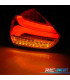 FAROLINS TRASEIROS PARA FORD FOCUS MK3 HATCHBACK 15-18 LED DINÁMICOS VERMELHO FUMADO