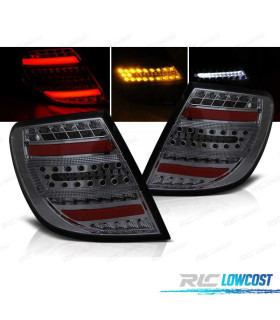 FAROLINS TRASEIROS MERCEDES CLASE C W204 KOMBI 07-10 LED FUMADO