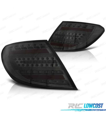 FAROLINS TRASEIROS MERCEDES CLASE C W204 SEDAN 07-10 LED FUMADO