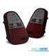 FAROLINS TRASEIROS MINI COOPER R50 R52 R53 04-06 LED VERMELHO FUMADO