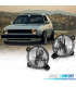 FARÓIS PARA VOLKSWAGEN VW GOLF MK2 83-91 CROMADO INTERNO