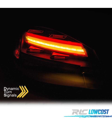 FAROLINS TRASEIROS PARA PORSCHE BOXSTER CAYMAN 987 09-12 LED BAR DINAMICOS PRETO FUMADO