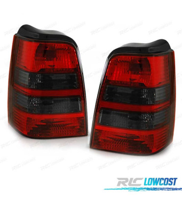 CONJUNTO DE FAROLINS VOLKSWAGEN VW GOLF 3 VARIANT 91-97 VERMELHO FUMADO LEX