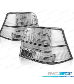 FAROLINS VOLKSWAGEN VW GOLF 4 HATCHBACK 97-03 CRYSTAL BRANCO LOOK LEXUS