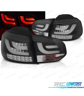 FAROLINS TRASEIROS VOLKSWAGEN VW GOLF 6 08-12 LED BAR NEGRO
