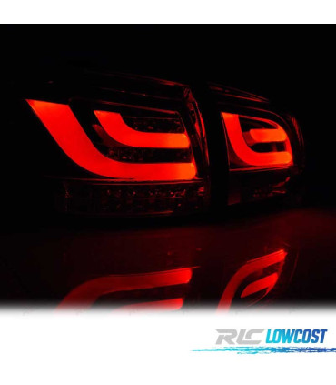 FAROLINS TRASEIROS VOLKSWAGEN VW GOLF 6 08-12 LED BAR NEGRO