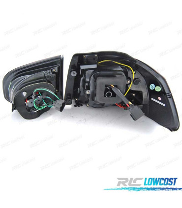 FAROLINS TRASEIROS VOLKSWAGEN VW GOLF 6 08-12 LED BAR NEGRO