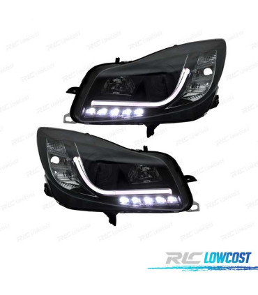 FARÓIS FRONTAIS OPEL INSIGNIA TUBE LIGHT LED LIM. SPORTSTOURER 08-13