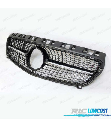 GRELHA FRONTAL LOOK DIAMOND MERCEDES CLASE A W176 12-15