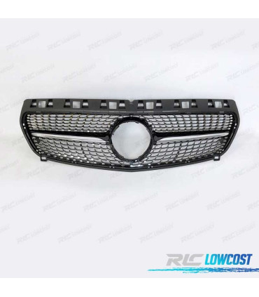 GRELHA FRONTAL LOOK DIAMOND MERCEDES CLASE A W176 12-15
