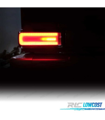 FAROLINS LED DINAMICO MERCEDES CLASE G W463 07-17 VERMELHO ESCURECIDO LOOK AMG G55