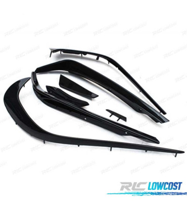 SPOILER LIP FRONTAL MERCEDES CLASE A W176 LOOK AMG A45 15-18