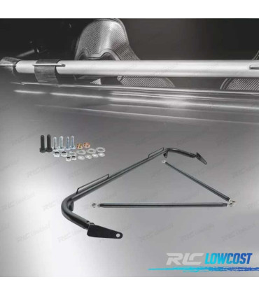 BARRA DE SUPORTE UNIVERSAL PARA BAQUETS NEGRA