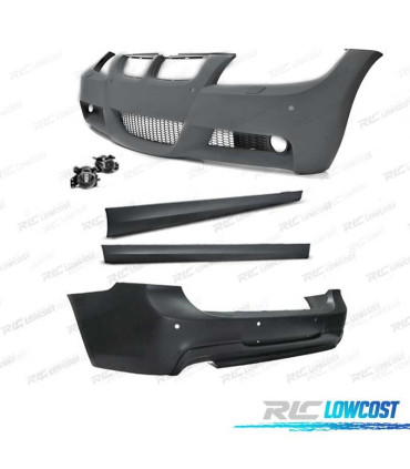 KIT CARROÇARIA BMW E91 05-08 LOOK M PDC SRA