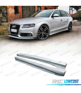 EMBALADEIRAS LATERAIS AUDI A4 B8 08-15 LOOK ABT SPORT