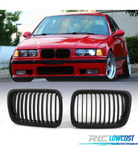 GRELHAS FRONTAIS BMW E36 96-99 LOOK M PERFORMANCE PRETO MATT