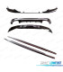 KIT SPOILERS PARA BMW G30 G31 17-19 LOOK M PERFORMANCE PRETO BRILHANTE