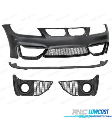 PARA-CHOQUES FRONTAL BMW E90 E91 05-08 LOOK M4 + LIP FRONTAL