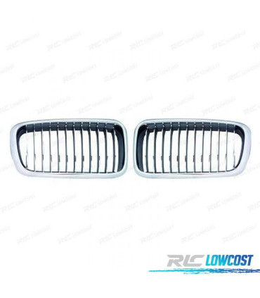 GRELHAS FRONTAIS BMW E38 95-02 CROMADAS