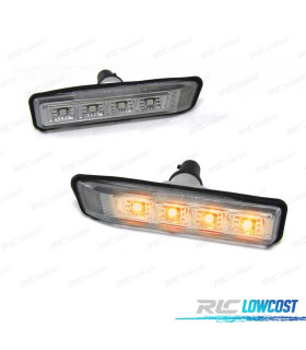 PISCAS LATERAIS LED BMW SERIE 3 E36 90-96 FUNDO CROMADO ESCURECIDOS