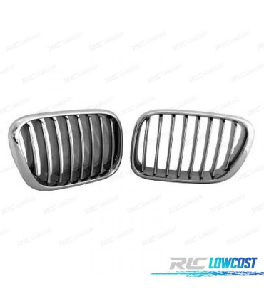 GRELHAS FRONTAIS BMW X5 99-03 CROMADAS