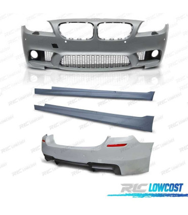 KIT CARROÇARIA BMW F10 13-17 COM PDC + LAVA-FARÓIS LOOK M5
