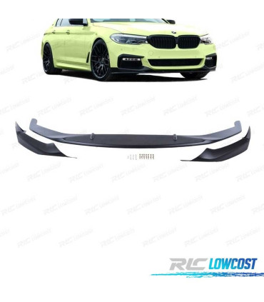 SPOILER LIP DIANTEIRO BMW G30 G31 17-19 LOOK M PERFORMANCE PRETO MATE