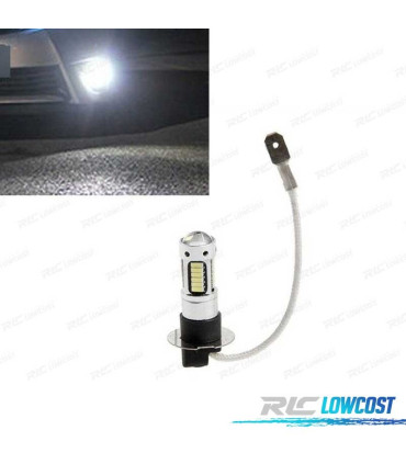 KIT DE LUZES DE NEVOEIRO LED H3 60 WATTS CANBUS 30 SMD 6000 K