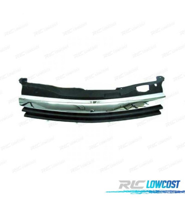 GRELHA OPEL ASTRA H 04-07 PRETA COM MOLDURAS CROMADAS