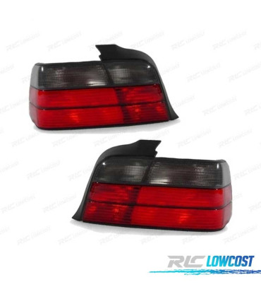 FAROLINS TRASEIROS E36 90-97 CINZA VERMELHO LOOK M3