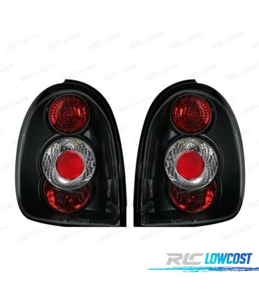 FAROLINS TRASEIROS PARA OPEL CORSA B 93-00 PRETO