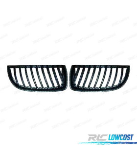 GRELHAS FRONTAIS BMW E90 05-08 LOOK CARBON