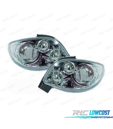 PILOTOS PEUGEOT 206 CC 98-09 FUNDO CROMADO