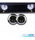 CONUNTO DE FARÓIS PARA JEEP WRANGLER TJ LJ JK 96-18 ANGEL EYES PRETOS