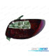 FAROLINS TRASEIROS PEUGEOT 206 98-09 VERMELHO FUMADO